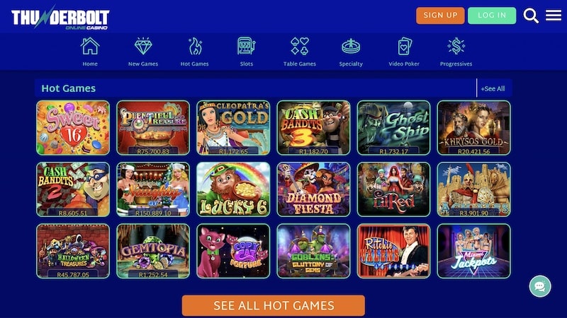 thunderbolt selection of games